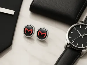 Mazda Personalisierte Manschettenknöpfe Minimal Set Premium